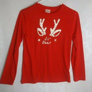 Wondershop Boys shirt size 10 Red lil deer